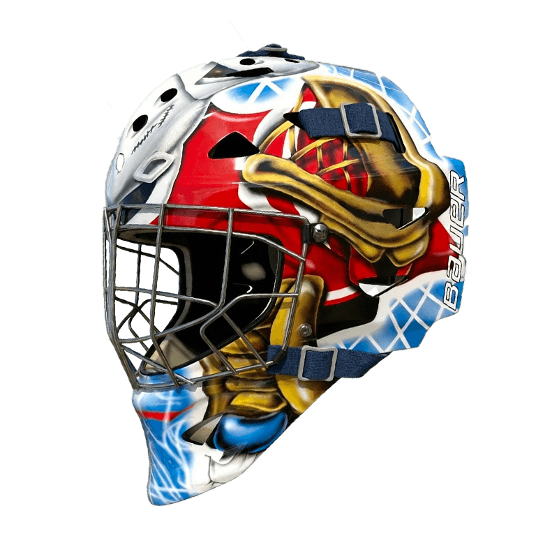 Brankárska maska z uhla 2